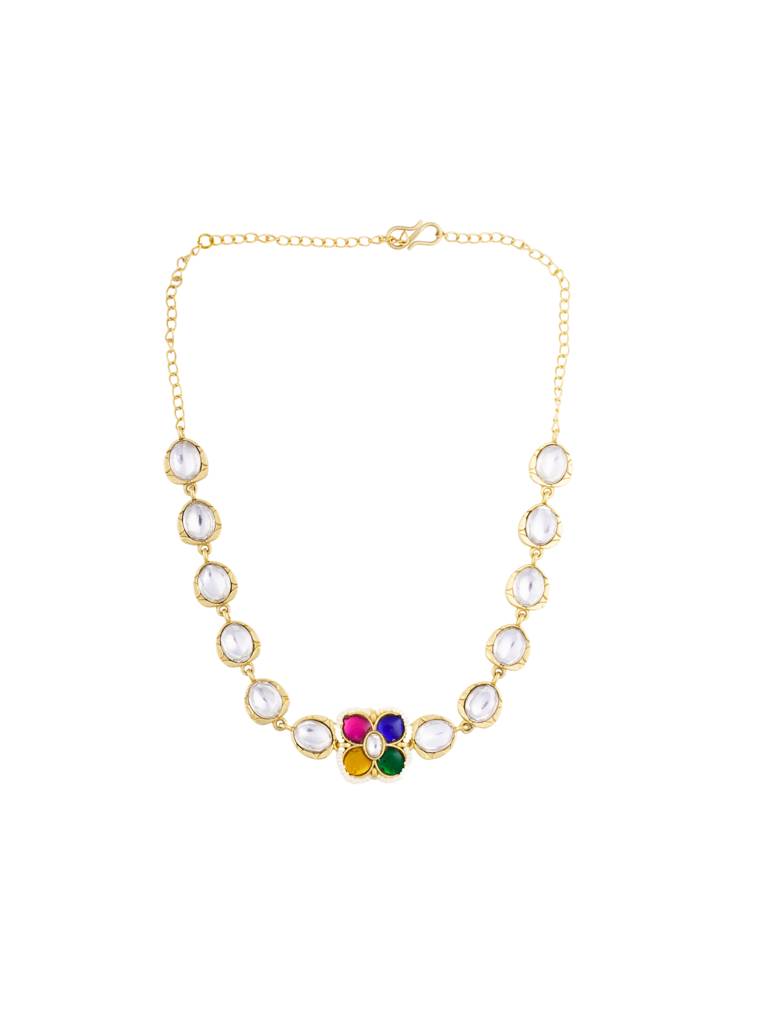 Glimmer Of Kundan Choker Set : WFSE156