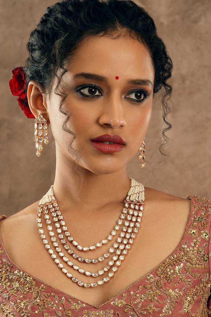 Kundan Opera Necklace Set : WFSE168