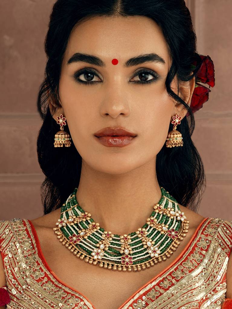 Gilded Garland Necklace Set : WFSE171