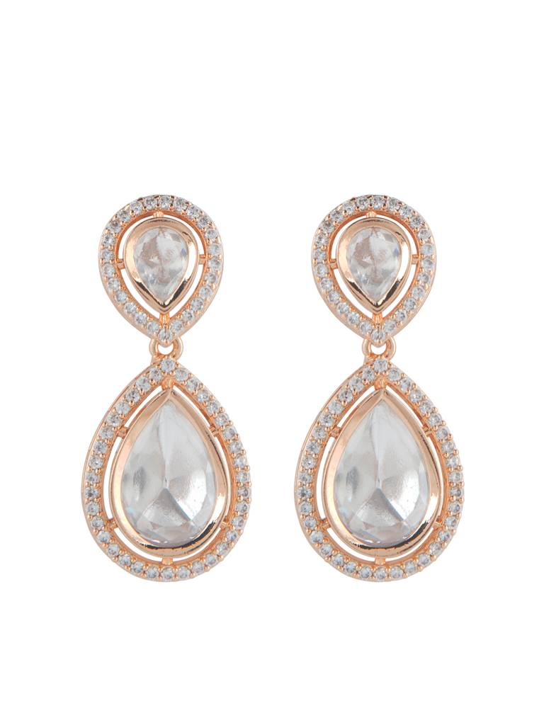 Meira Droplets Of Polki Necklace Set : WFSE179