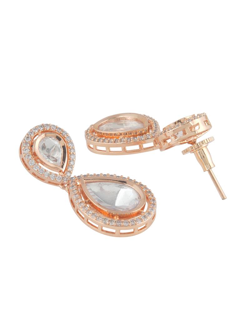 Meira Droplets Of Polki Necklace Set : WFSE179