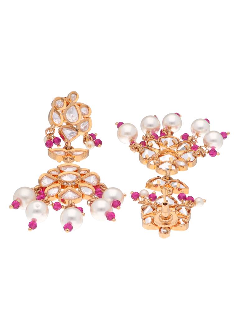 The Zoya Forever Glitter Kundan And Pearls Choker : WFSE54