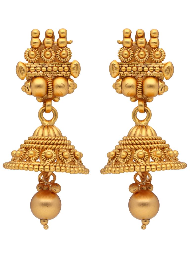 22K Gold Plated Vadiyanam Necklace Set : WFSE70