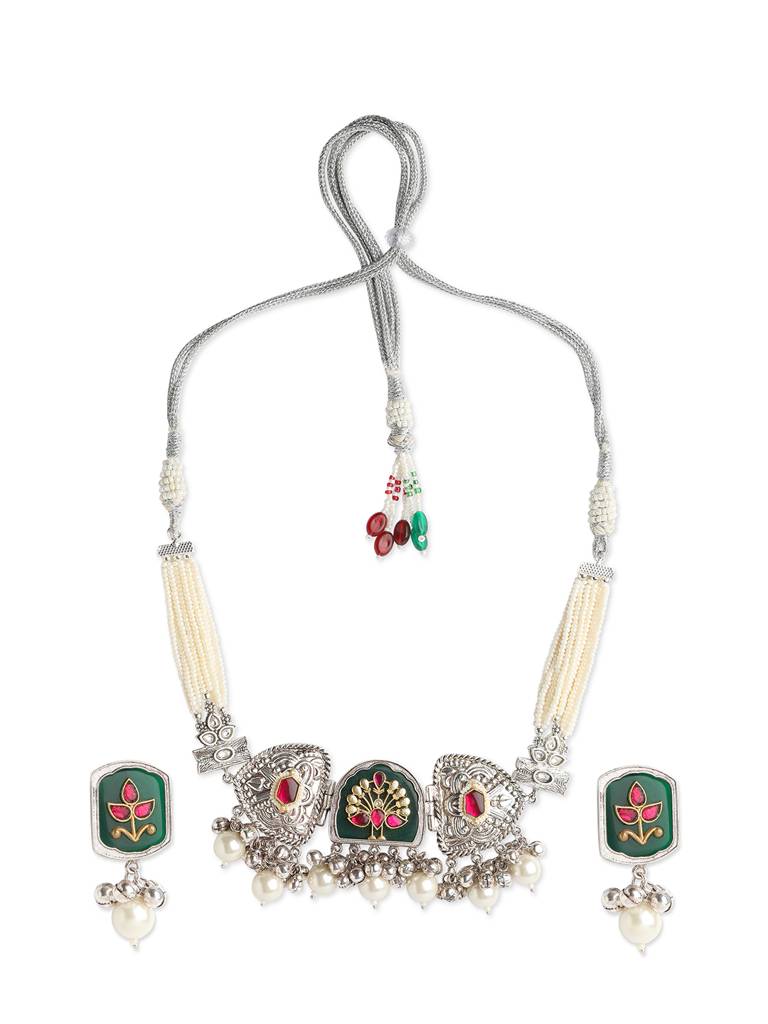 Gypsy Prancing Peacock Choker Set : WFSO13