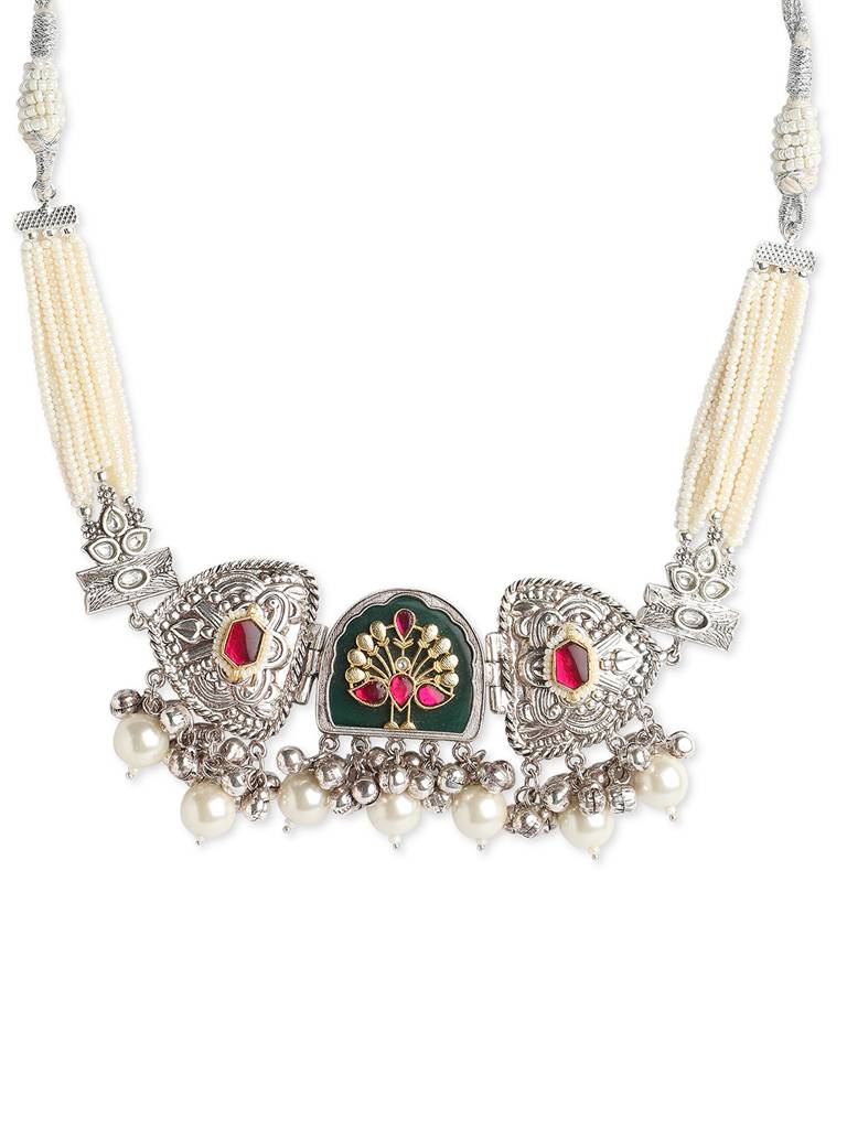 Gypsy Prancing Peacock Choker Set : WFSO13