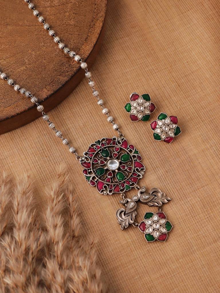 Gypsy Spring Bling Long Necklace Set : WFSO14