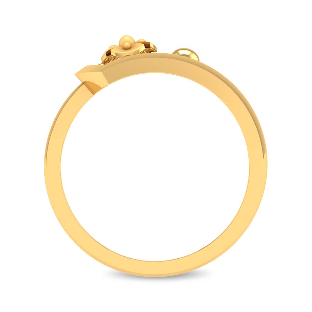 Kisna 14K Yellow Gold Zaviera Ring For Women : WG10022
