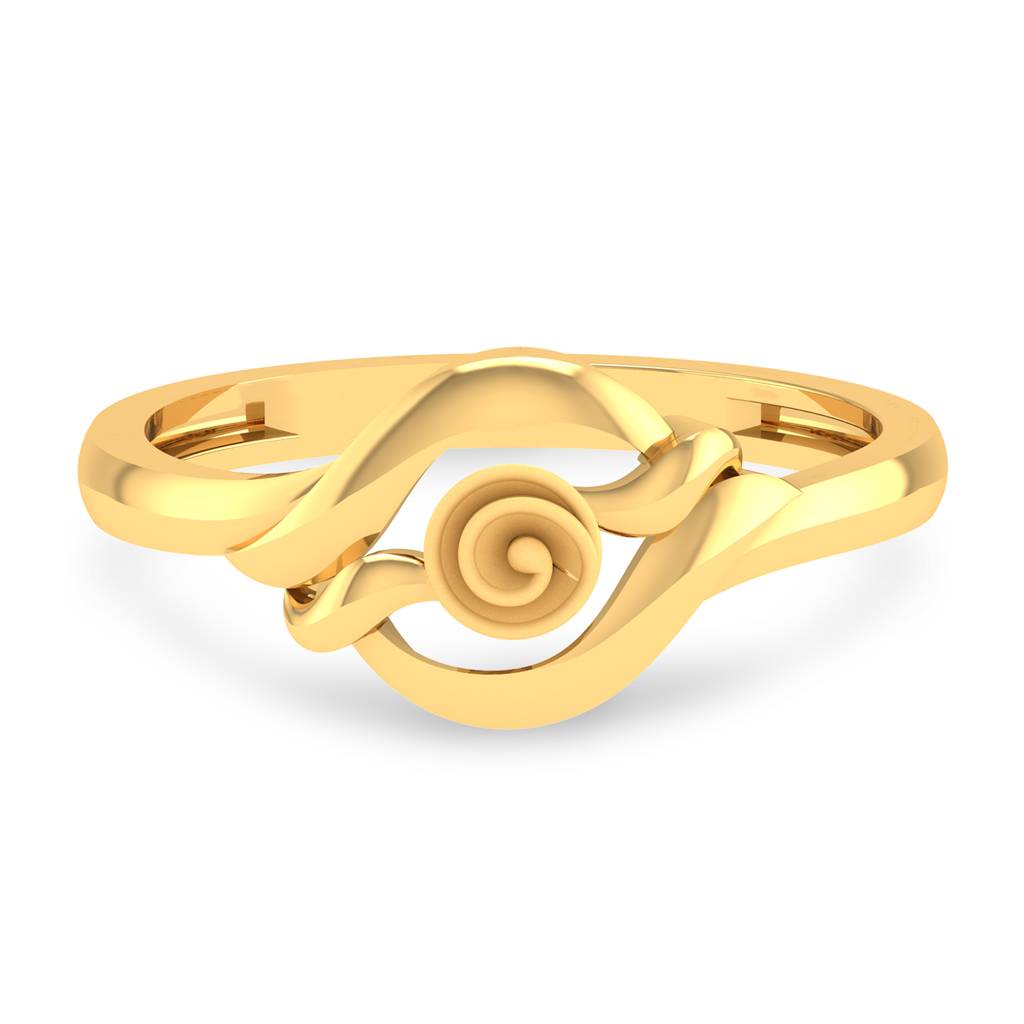 Kisna 14K Yellow Gold Rosemee Ring For Women : WG10029