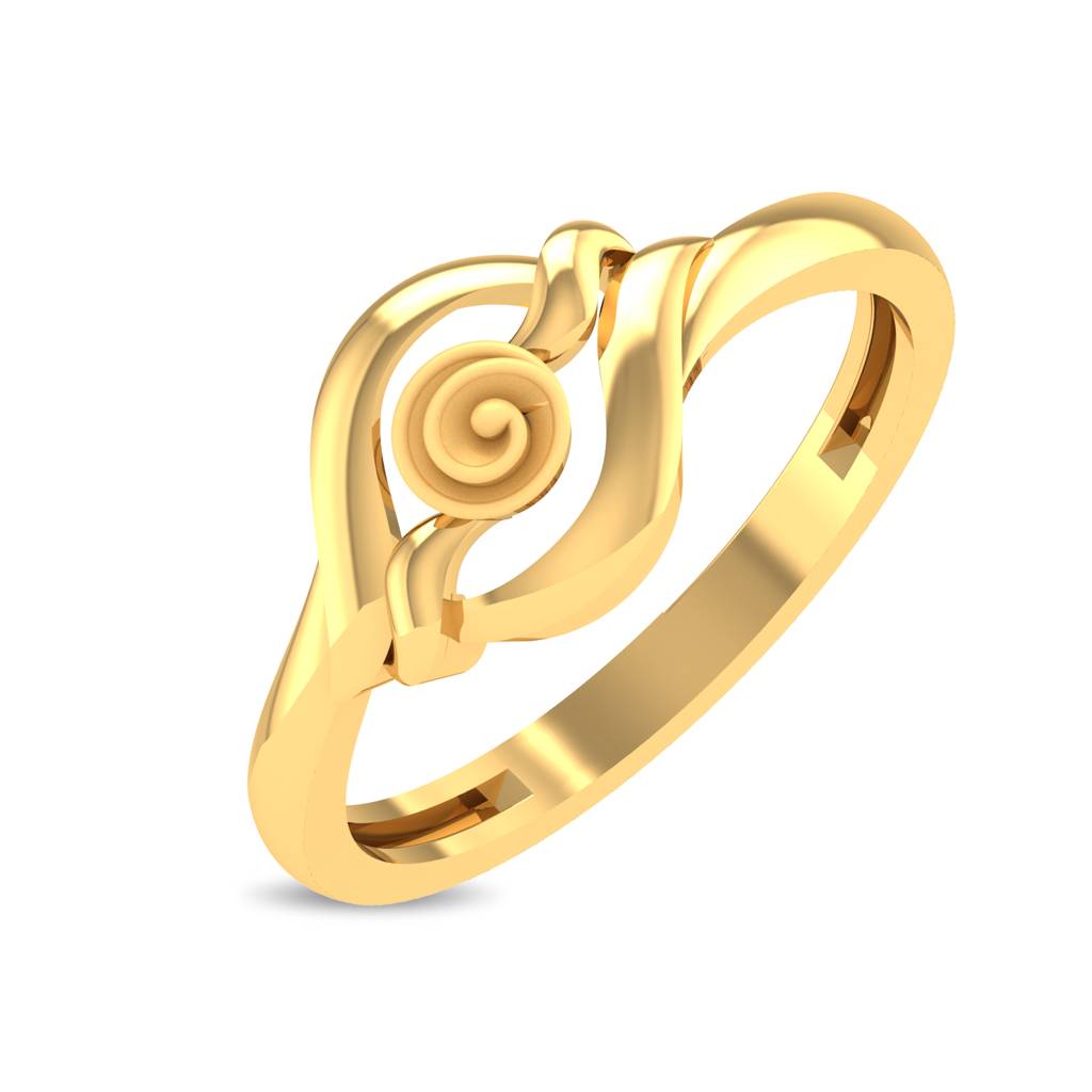 Kisna 14K Yellow Gold Rosemee Ring For Women : WG10029
