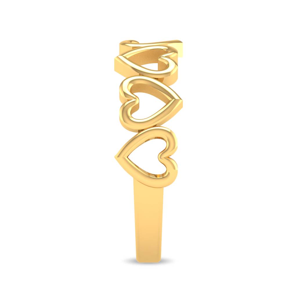 Kisna 14K Yellow Gold Cardiova Ring For Women : WG10030