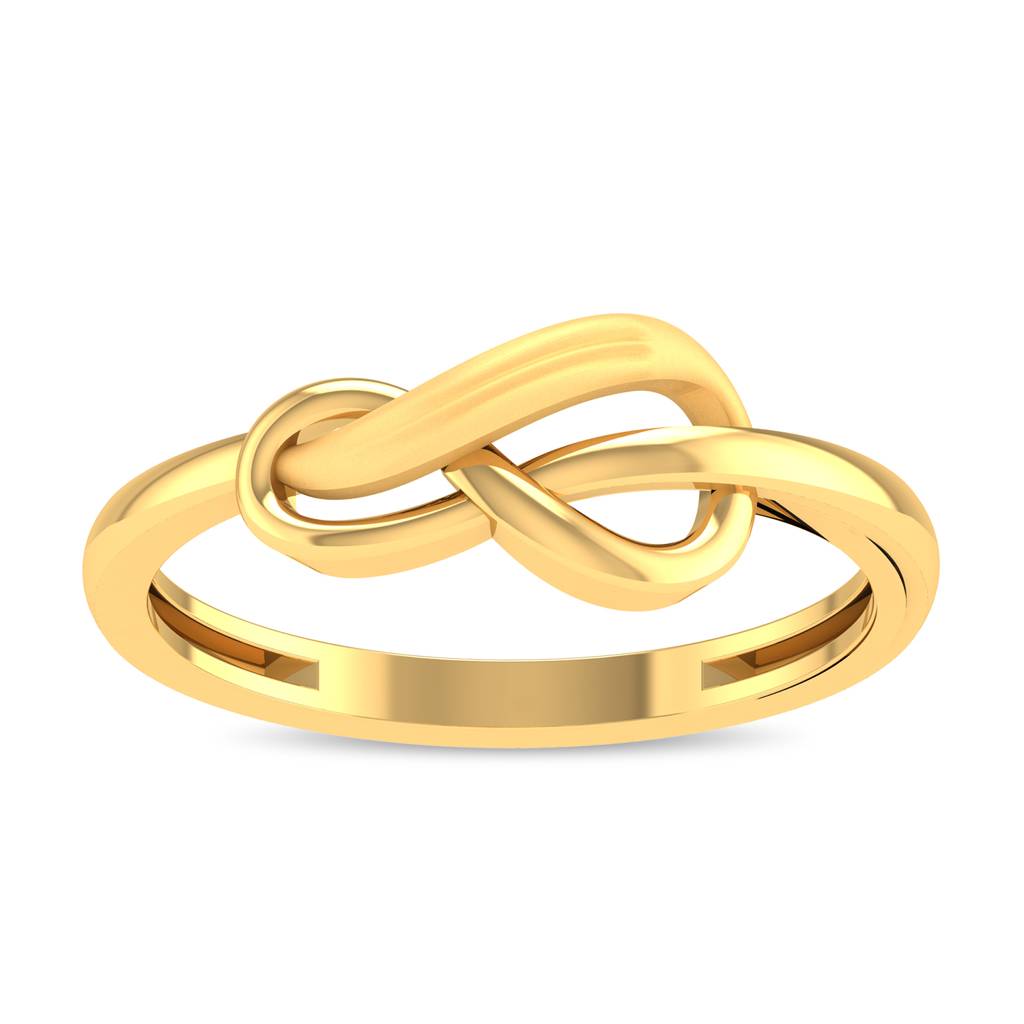 Kisna 14K Yellow Gold Infinia Ring For Women : WG10036