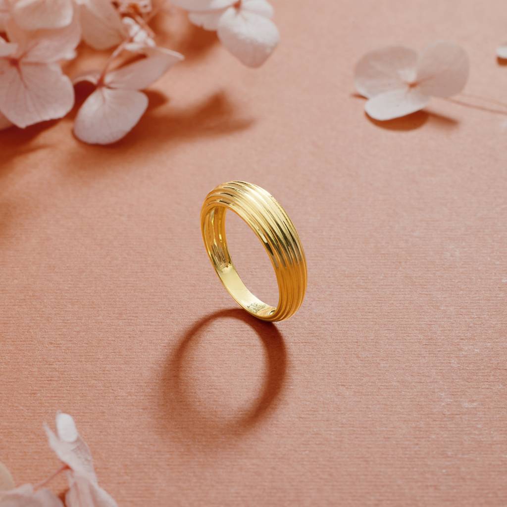 Kisna 14K Yellow Gold Brilliance Ring For Women : WG10053