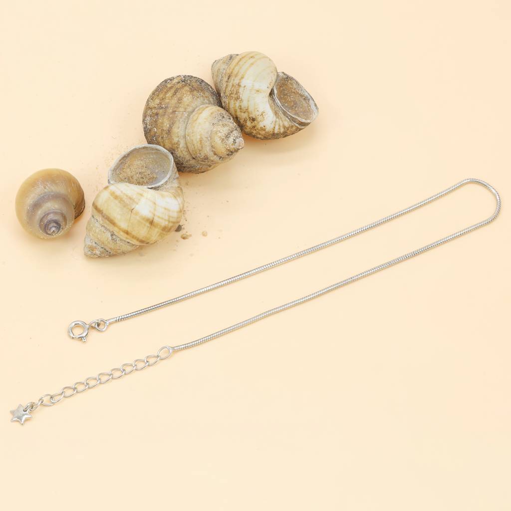 Snake Chain Anklet : WH-AK-014-SL(PR)