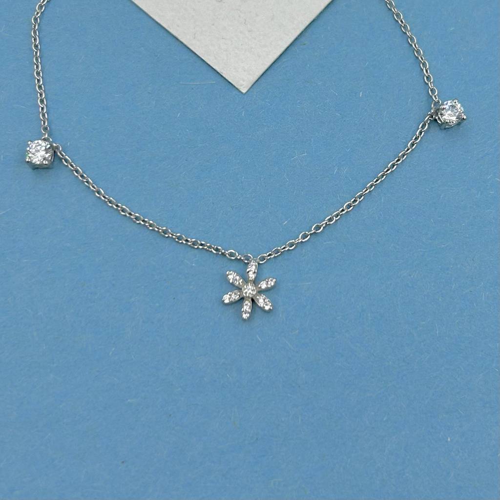 Daisy Love Anklet In 92.5 Sterling Silver : WH-AK-029-SL(PR)