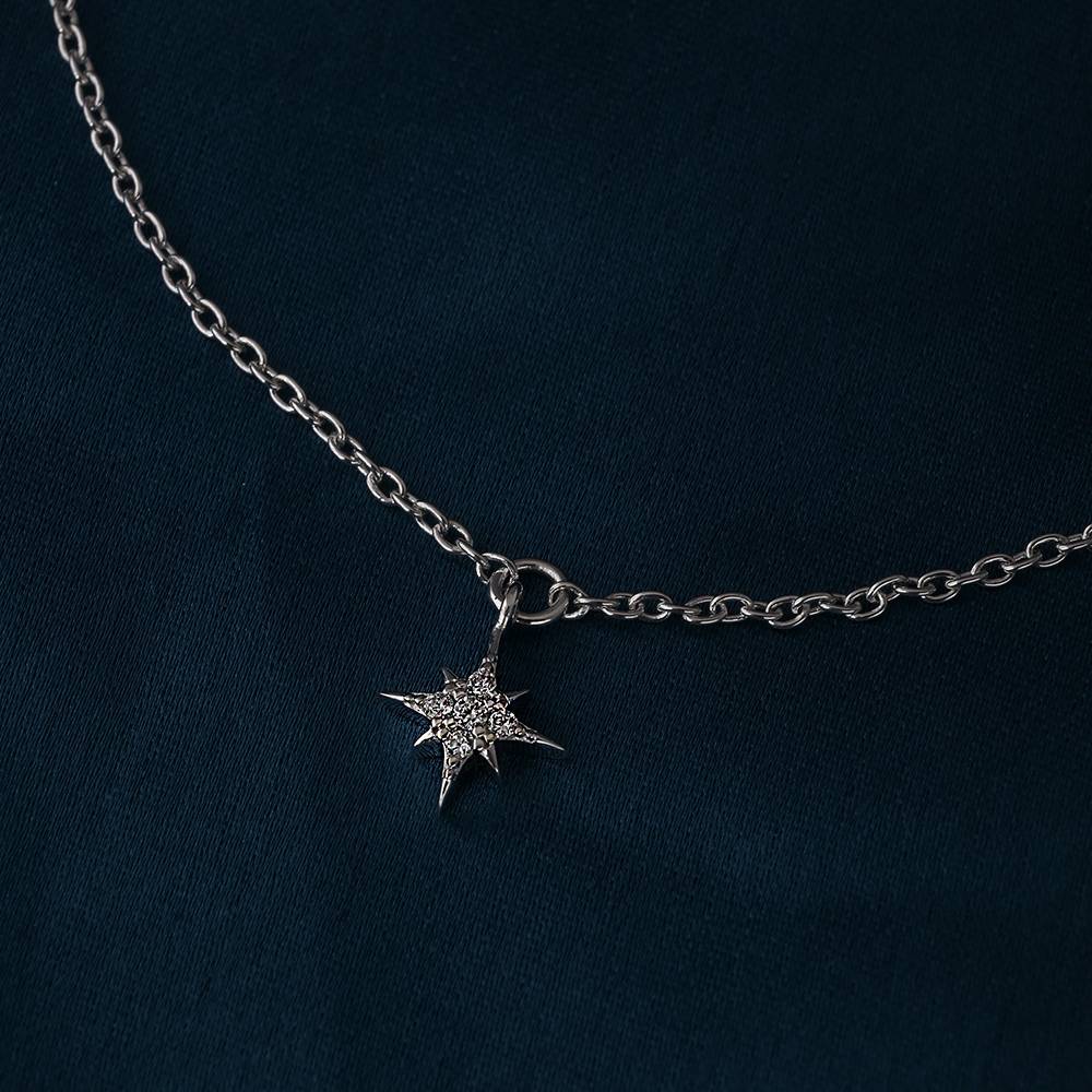 Nothern Star Anklet In 92.5 Sterling Silver : WH-AK-041-SL(SG)