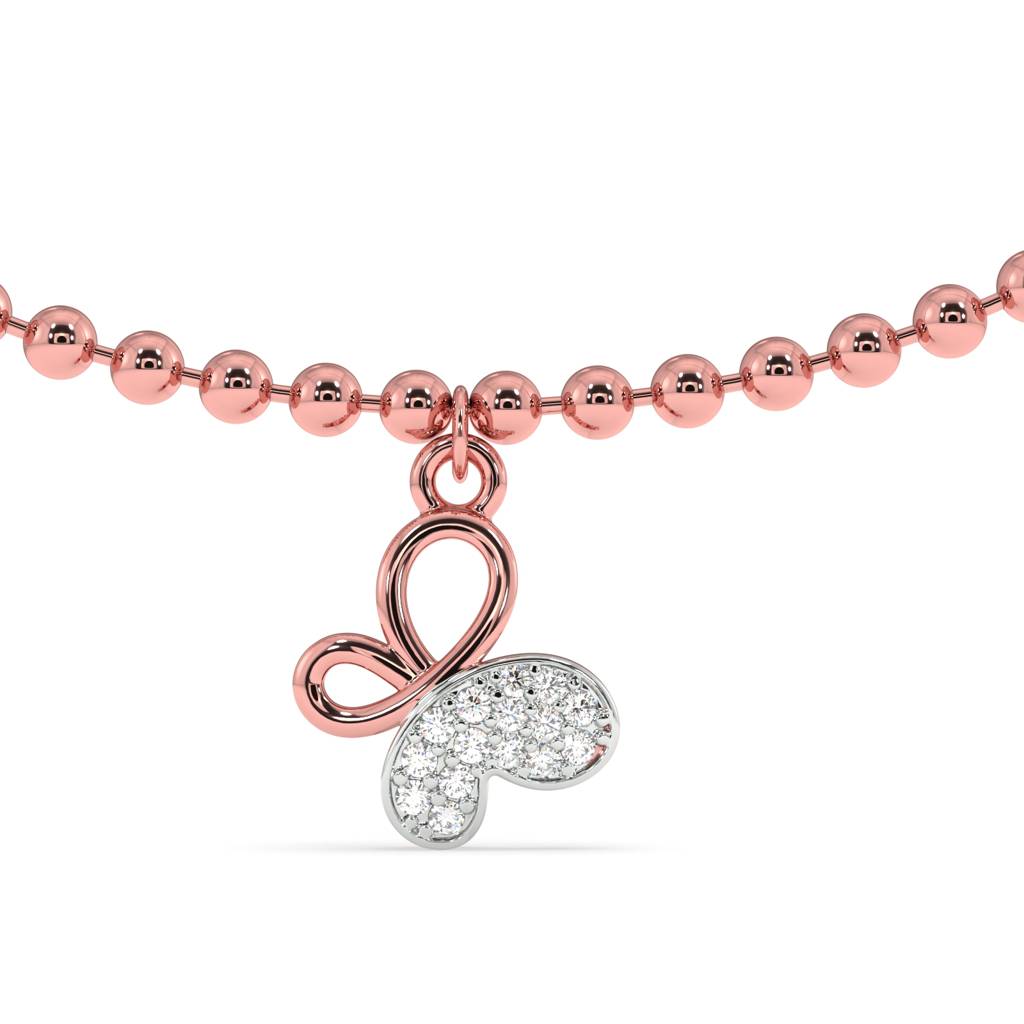 Titli Everlasting Anklet In 92.5 Sterling Silver : WH-AK-050-RG(SG)