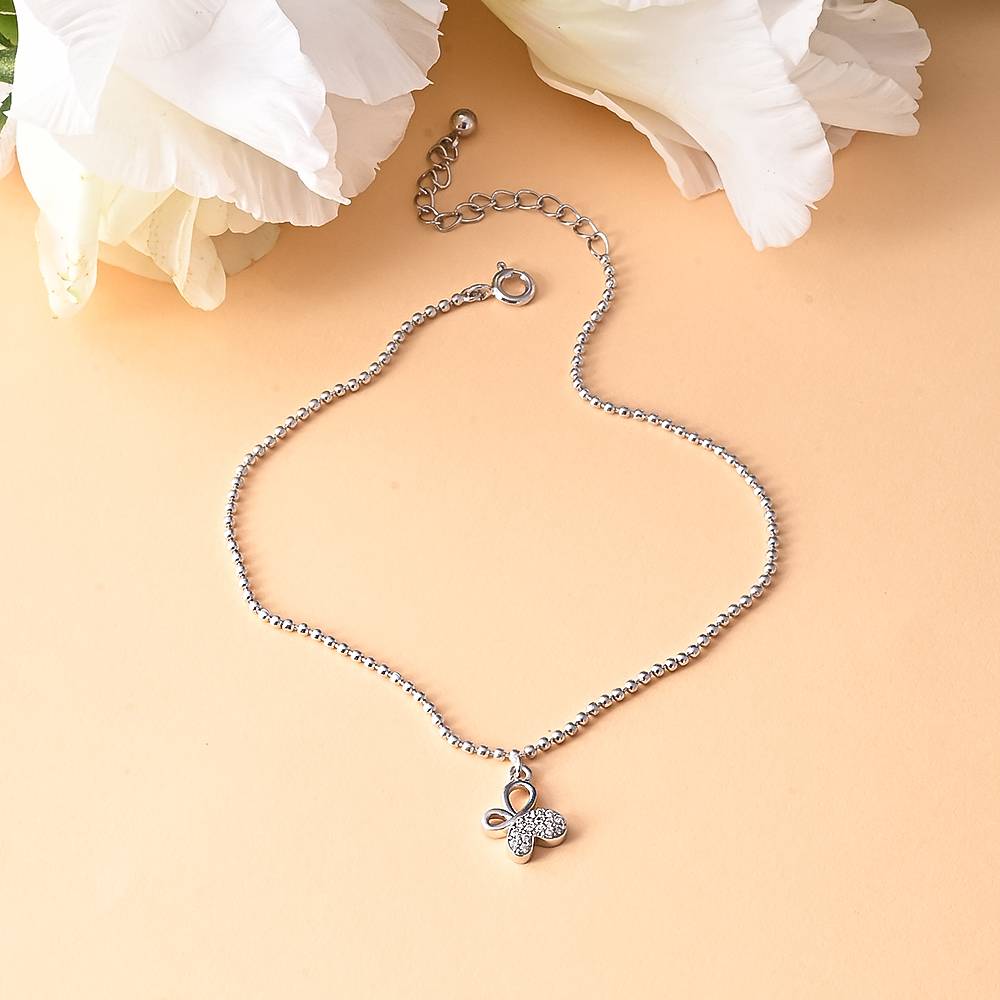 Titli Everlasting Anklet In 92.5 Sterling Silver : WH-AK-050-SL(SG)