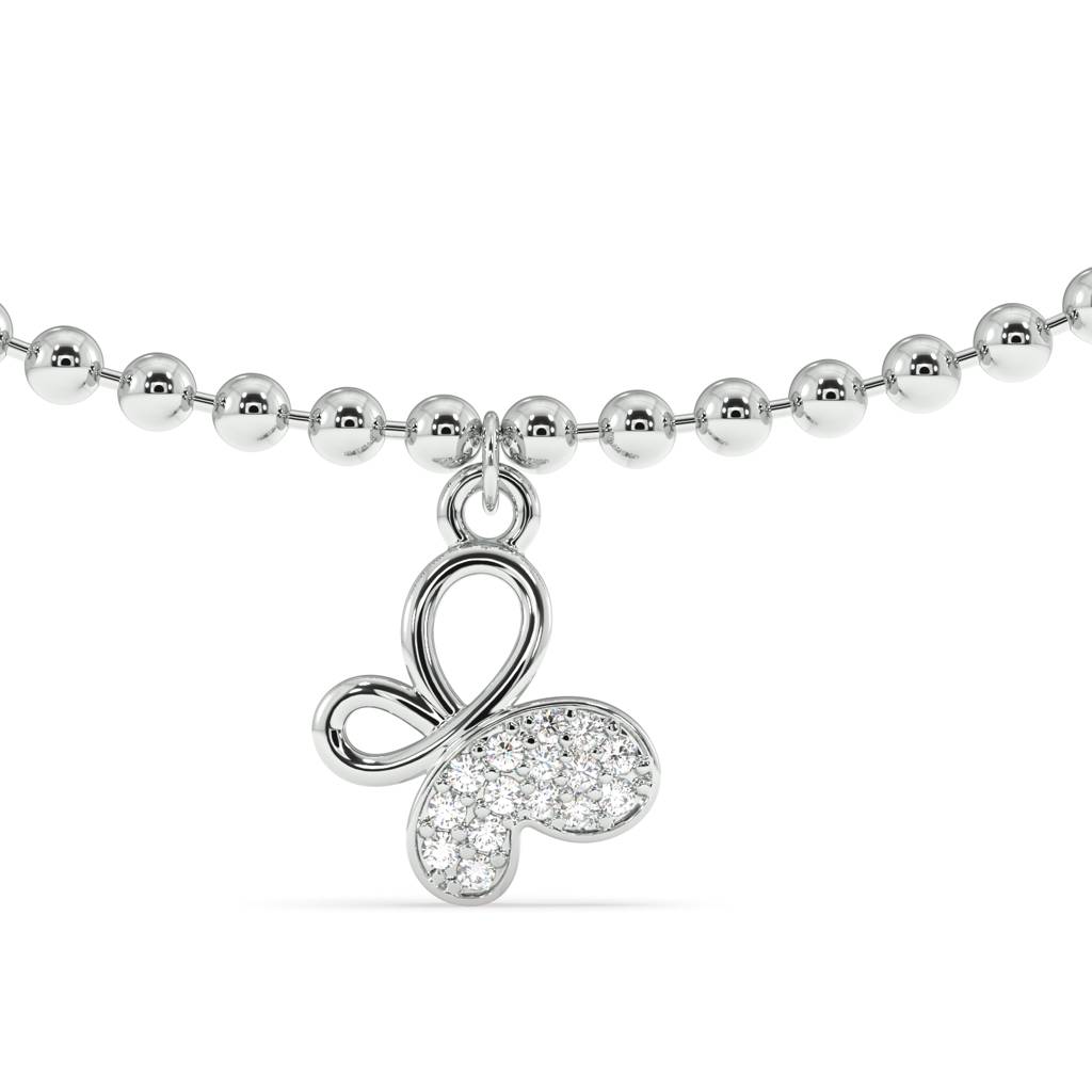 Titli Everlasting Anklet In 92.5 Sterling Silver : WH-AK-050-SL(SG)