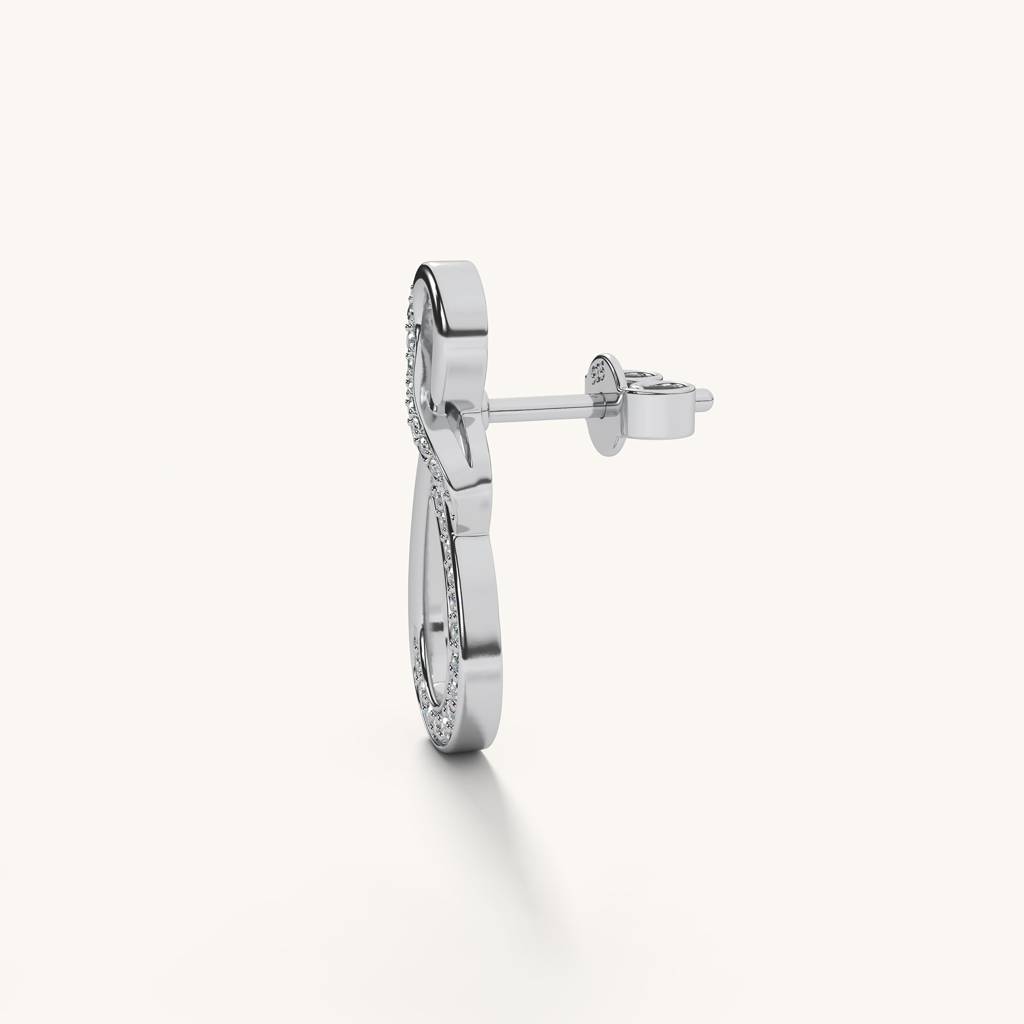 Infinity Luxe Drops In 92.5 Sterling Silver : WH-ER-156-SL