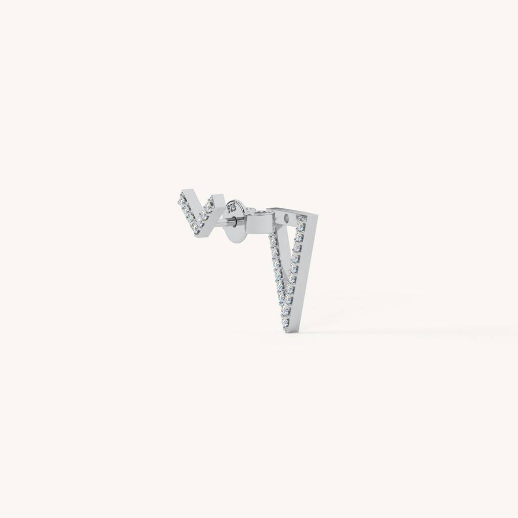 Prism Pop Studs In 92.5 Sterling Silver : WH-ER-179-SL