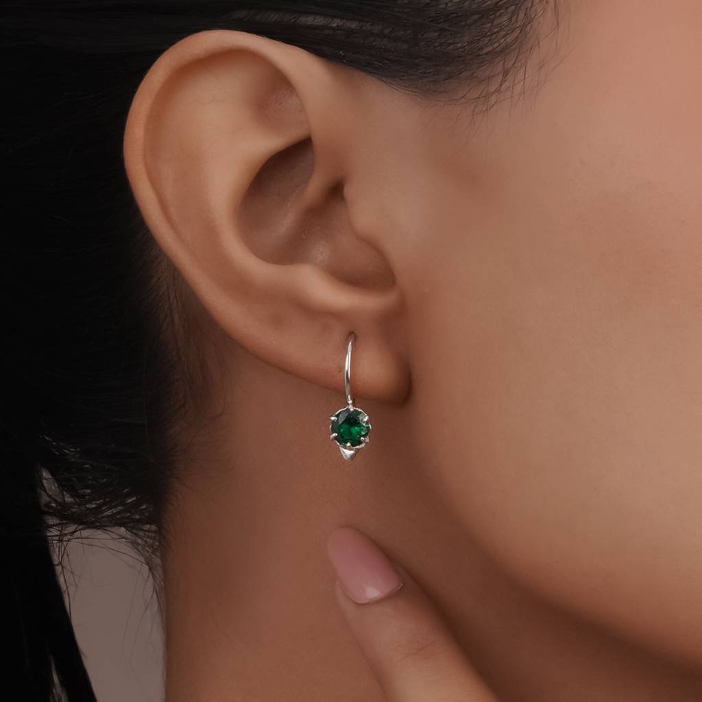 Gem Pop Drops In 92.5 Sterling Silver : WH-ER-189-GD