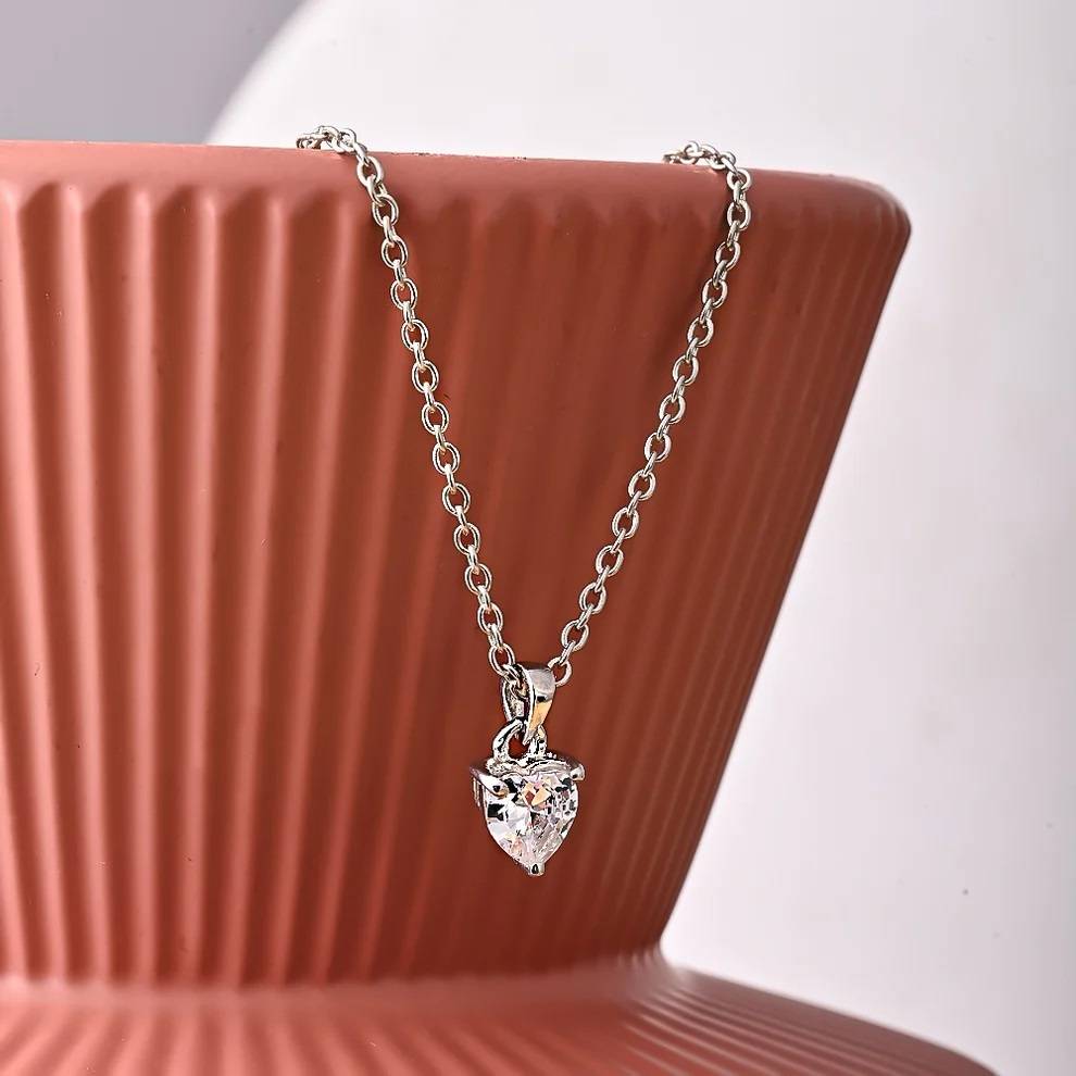 Heart Desire Pendant In 92.5 Sterling Silver : WH-NK-149-SL