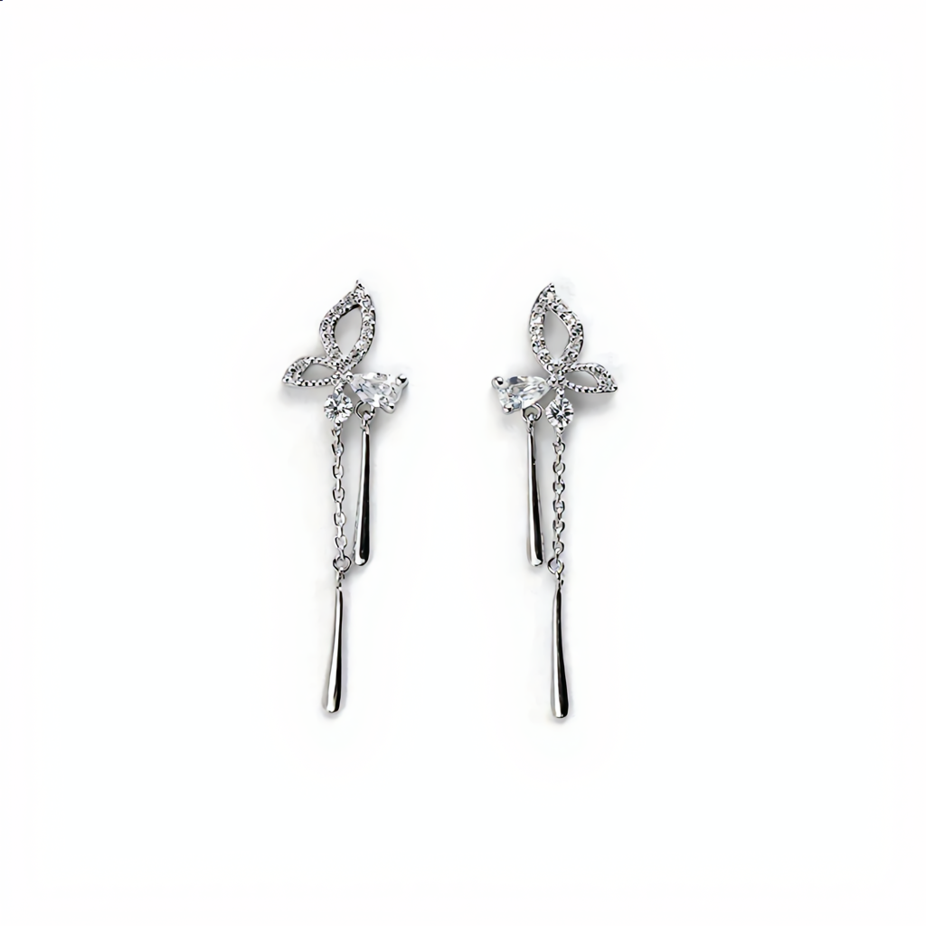 Crystal Blossom Chain Drop : YUFSER229