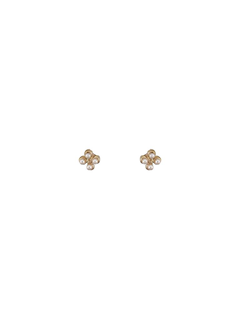 Rose Gold-Plated Cz Studded Heart Shape Jewellery Set : WJ-JS23-NL0055
