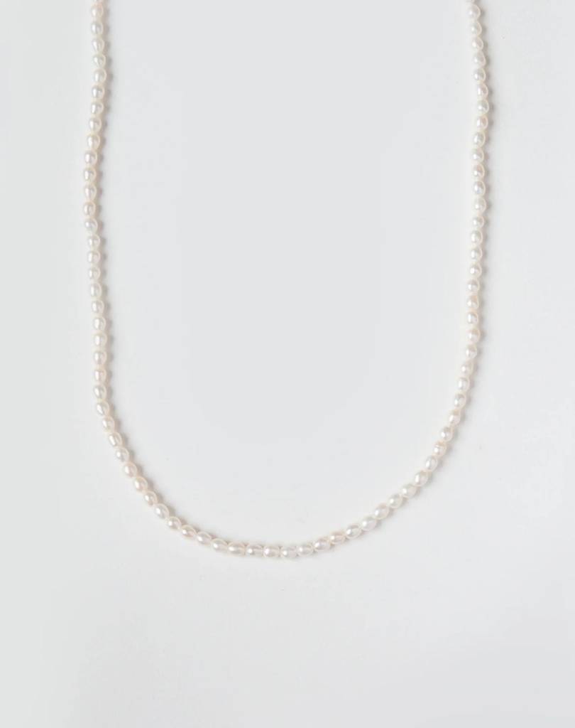 Beaded Pearl Necklace, Gemini : WL-Y-NET