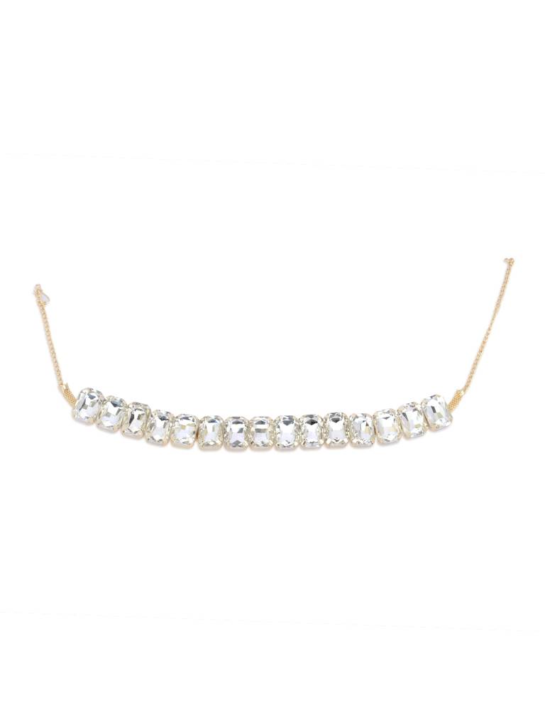 Gold-Toned & White Gold-Plated Necklace : WMNC21018