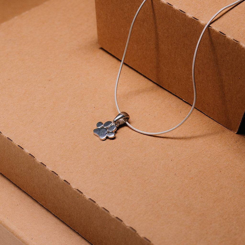 Paw Pendant With Chain