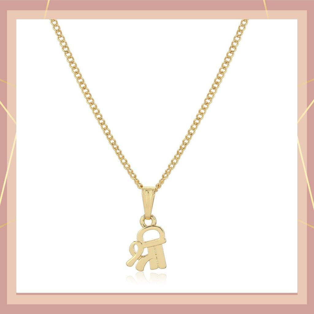 Estele Gold Plated Devine Shree Pendant With Chain For Girls & Women : 906-IGPENDANT