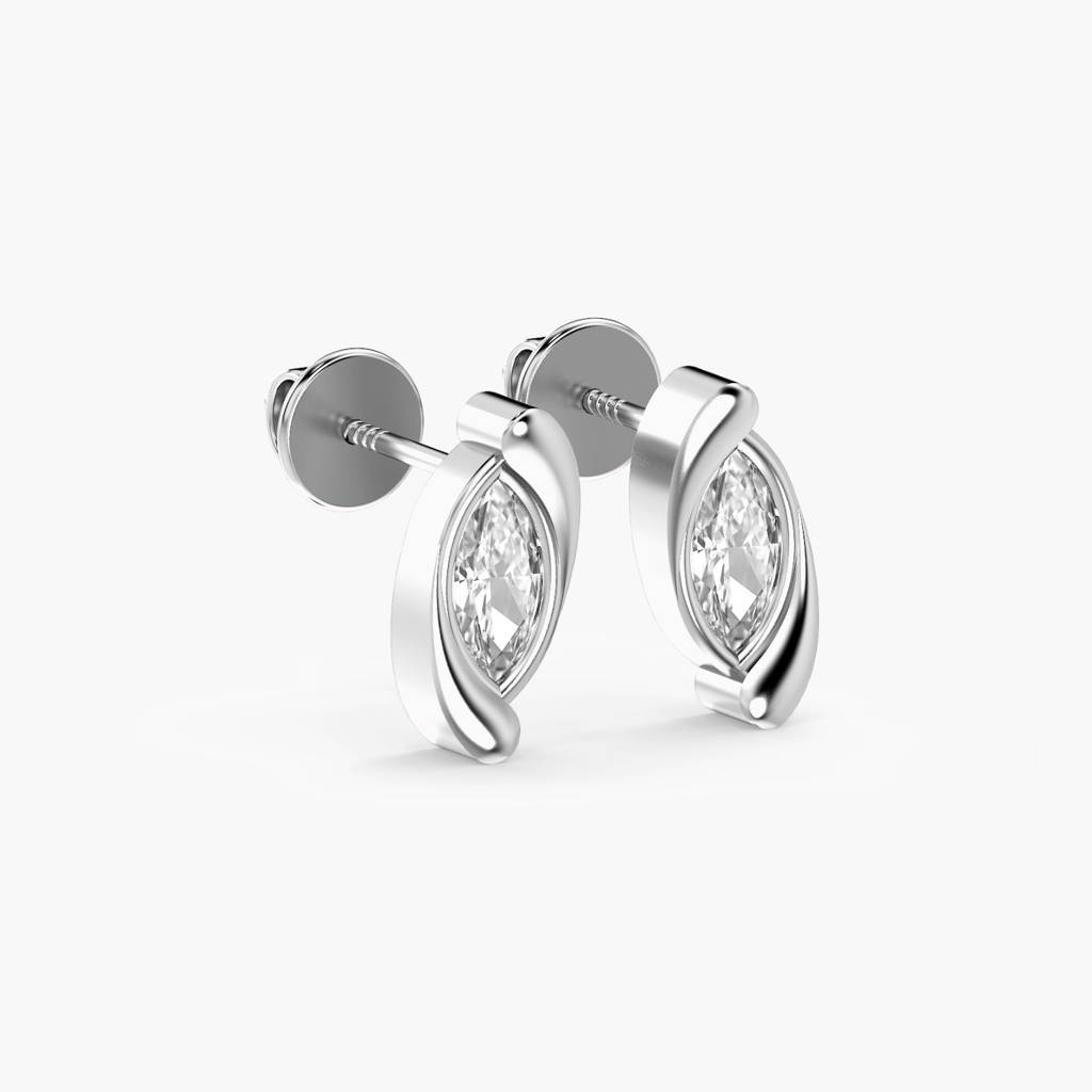 Glint Swirl Earrings : AIER-220