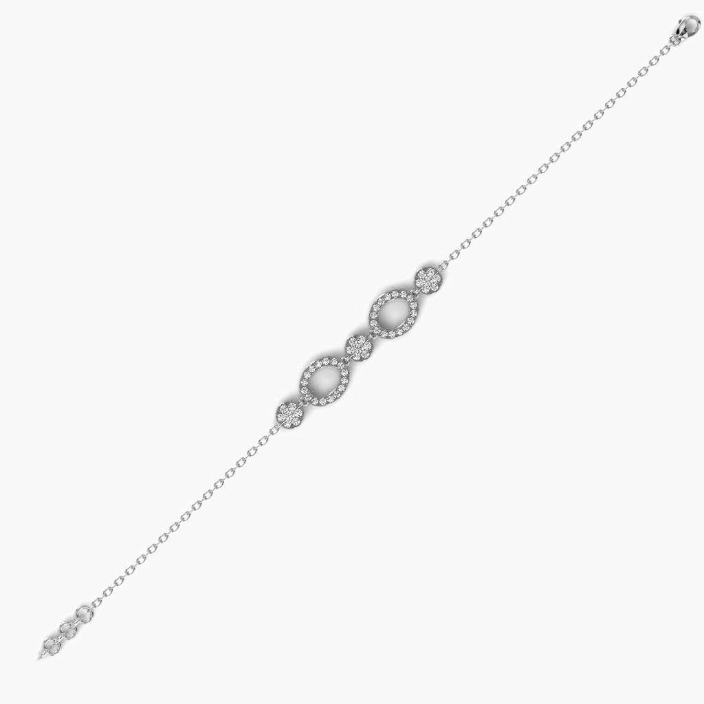 Opulent Halo Bracelet : AILBR-288