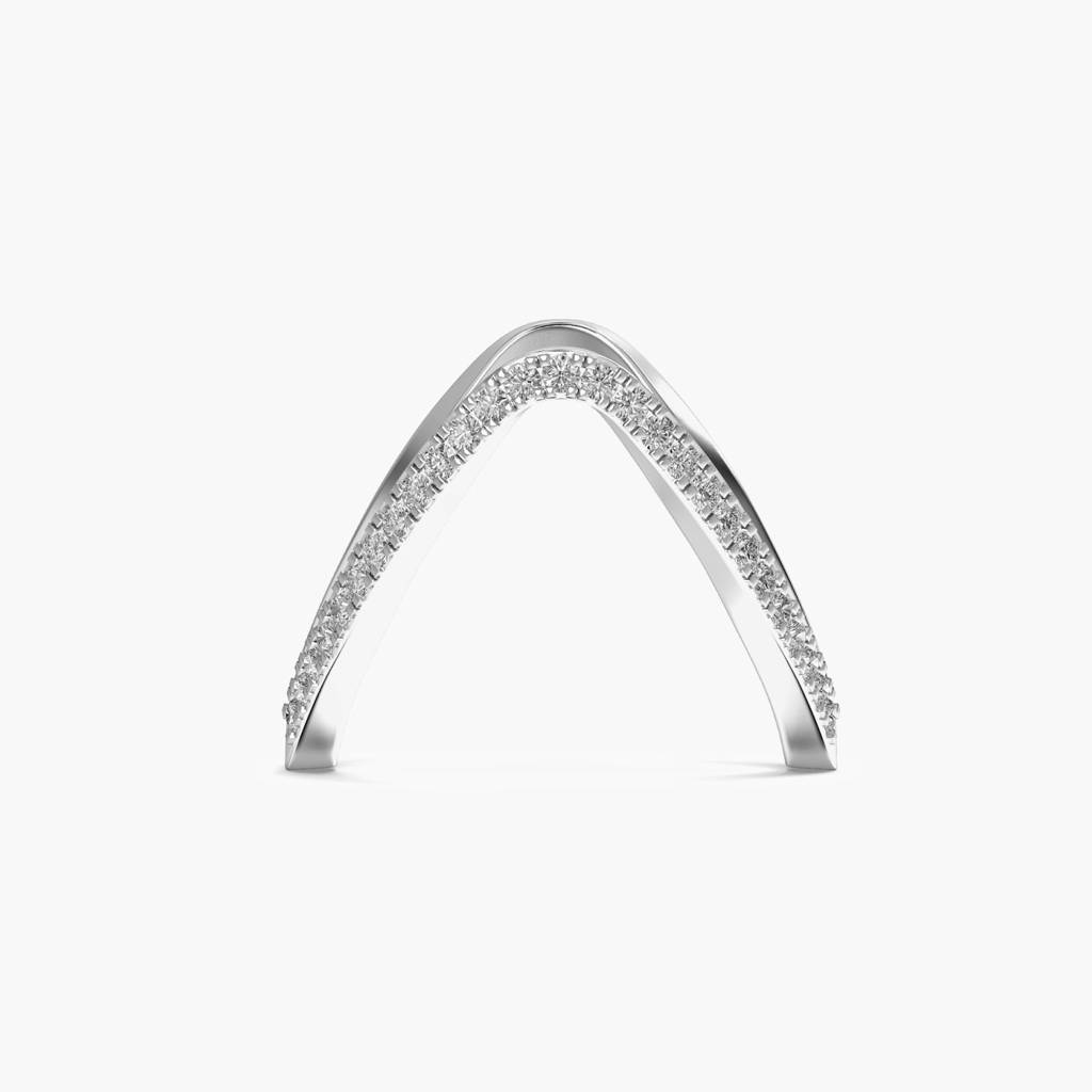 Chevron Lab-Grown Diamond Ring : AILR-484A