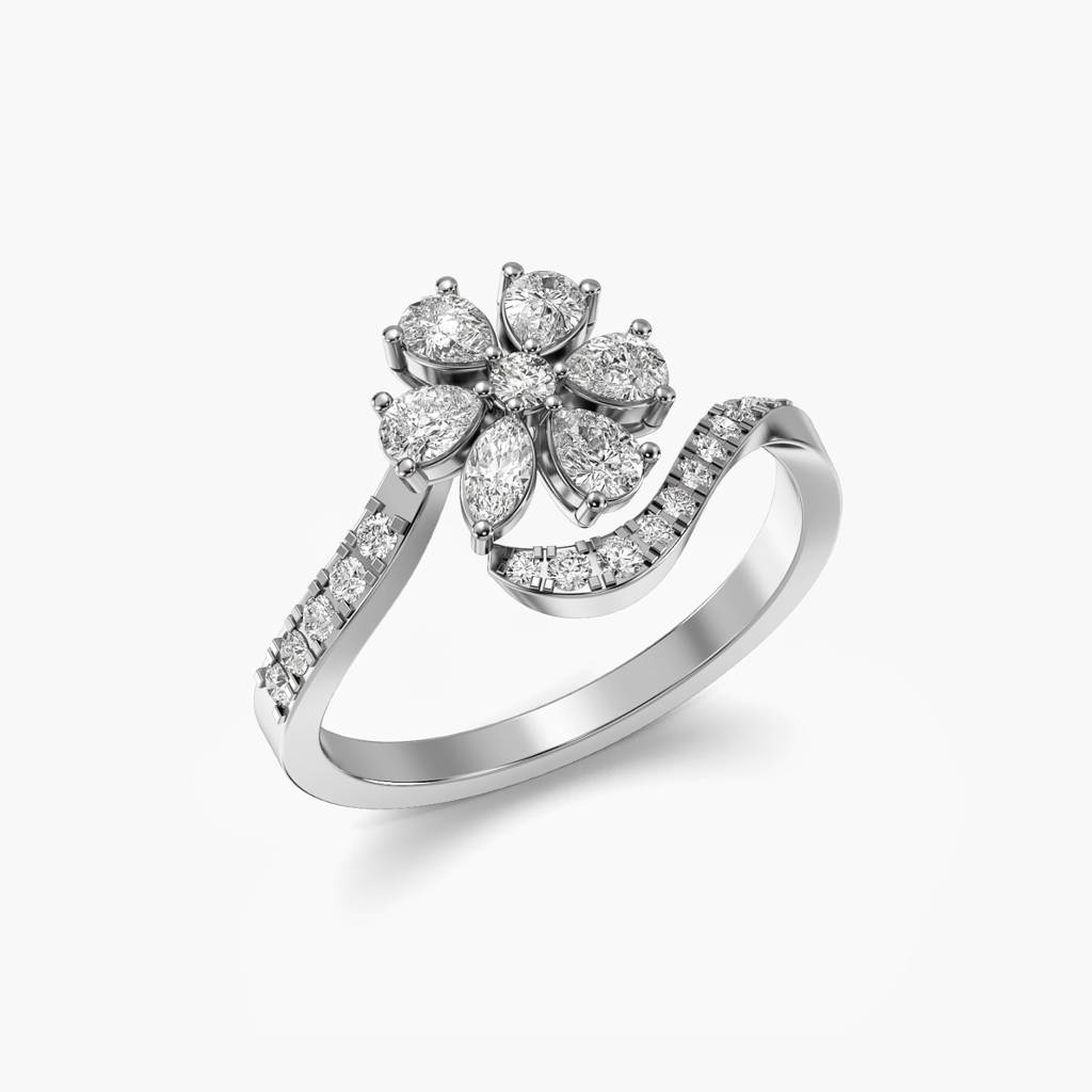 Floral Diamond Ring : AILR-774