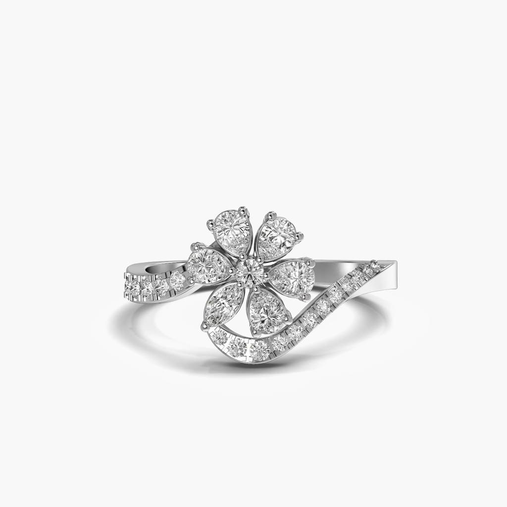 Floral Diamond Ring : AILR-774