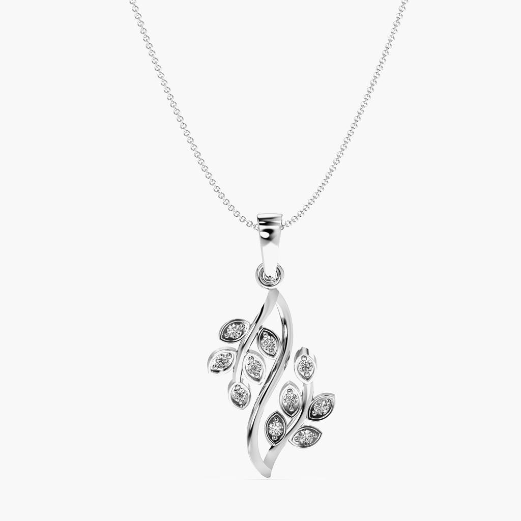 Nature-Inspired Diamond Pendant : AIPO-155
