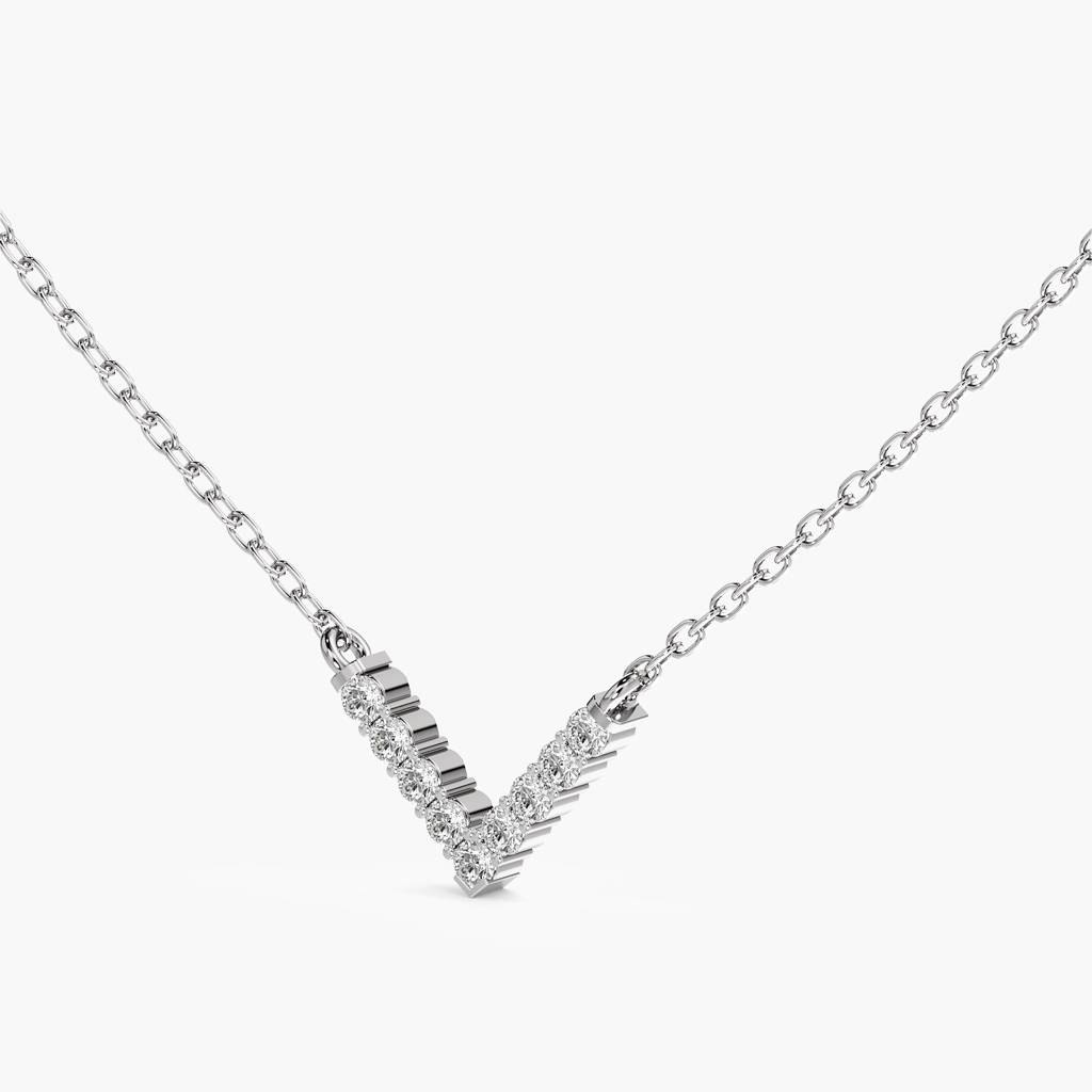 Sleek Angle Pendant(With Chain) : AIPO-175
