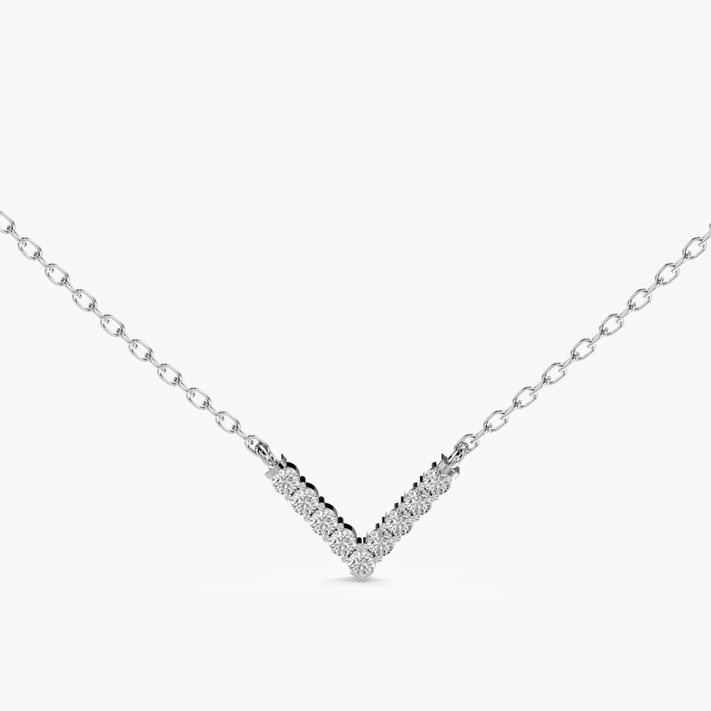 Sleek Angle Pendant(With Chain) : AIPO-175