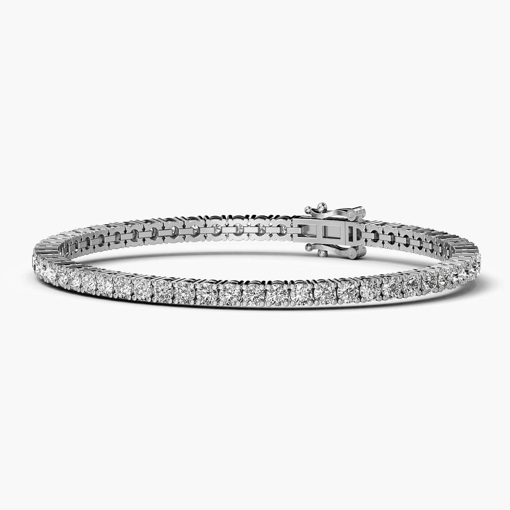 Elegant Gold Tennis Bracelet : NLBR3011