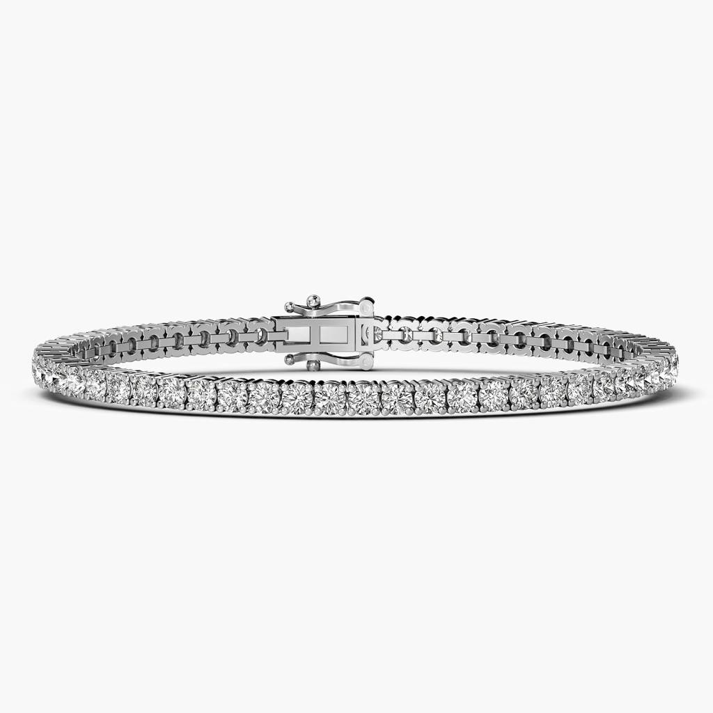 Elegant Gold Tennis Bracelet : NLBR3011