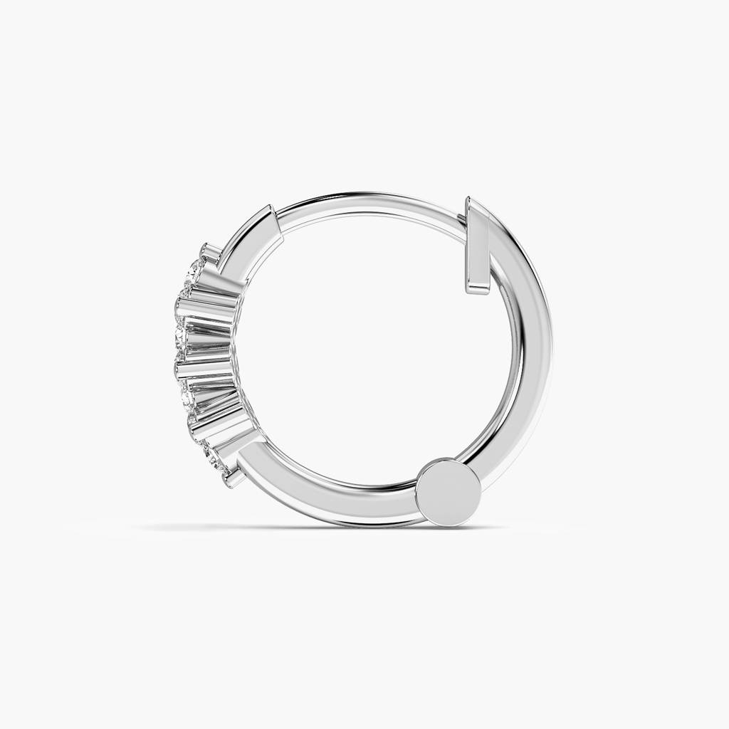 Graceful Bloom Lab-Grown Diamond Nosepin : NOSEPIN-7