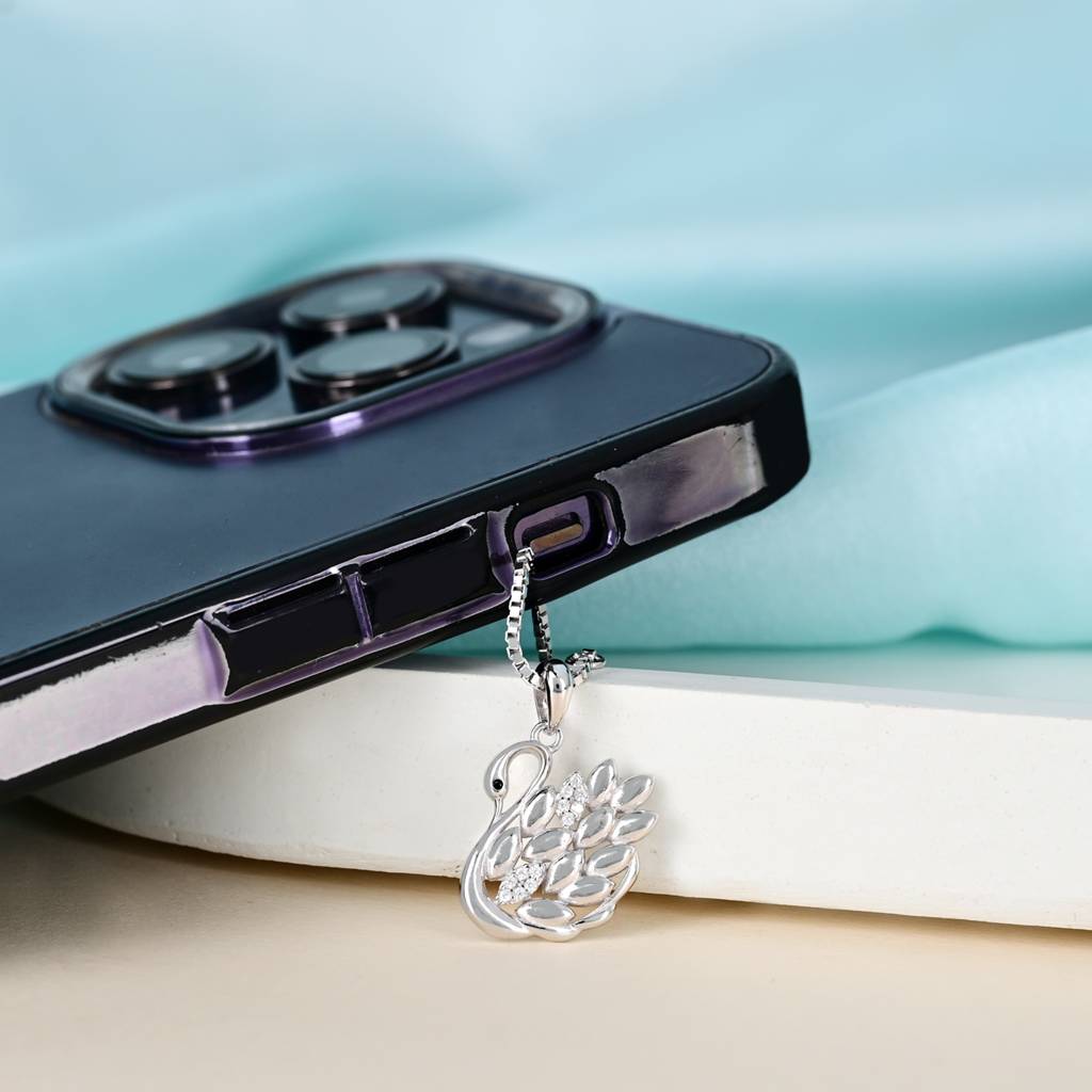 Sparkle Swan Charm : XCH662