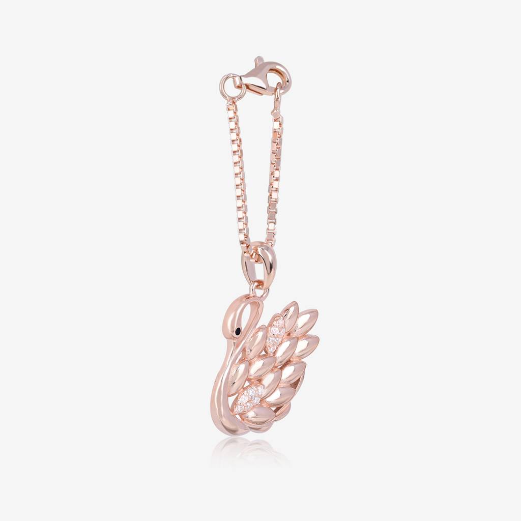Sparkle Swan Charm : XCH684