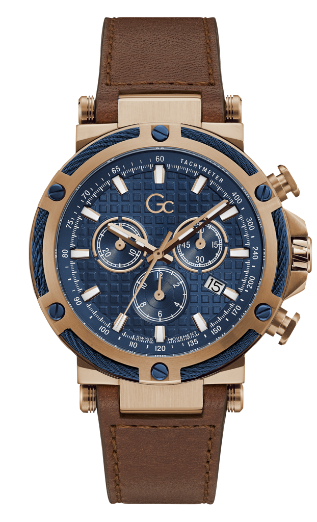 Gc Blue Dial Gents Watch : Y54005G7MF