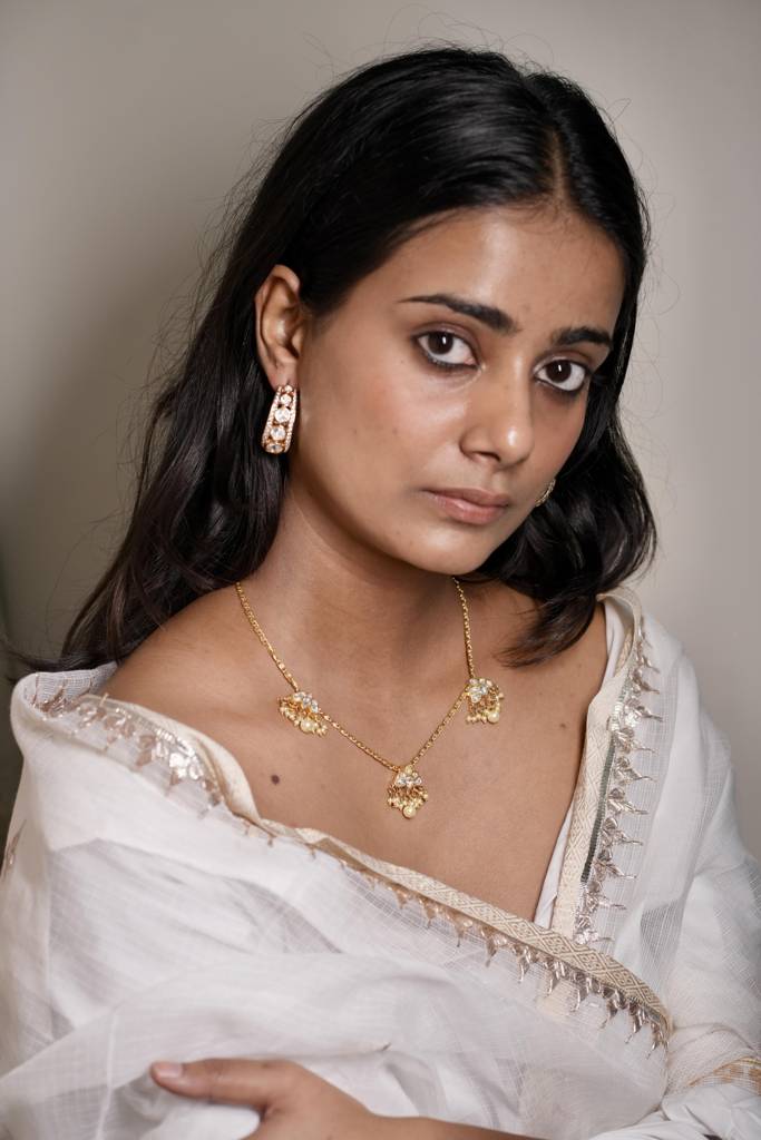 Avira Jadau Necklace : BJNK0152-aviranecklace