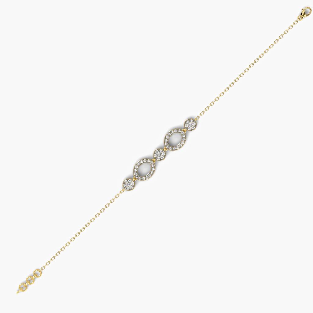 Opulent Halo Bracelet : AILBR-288