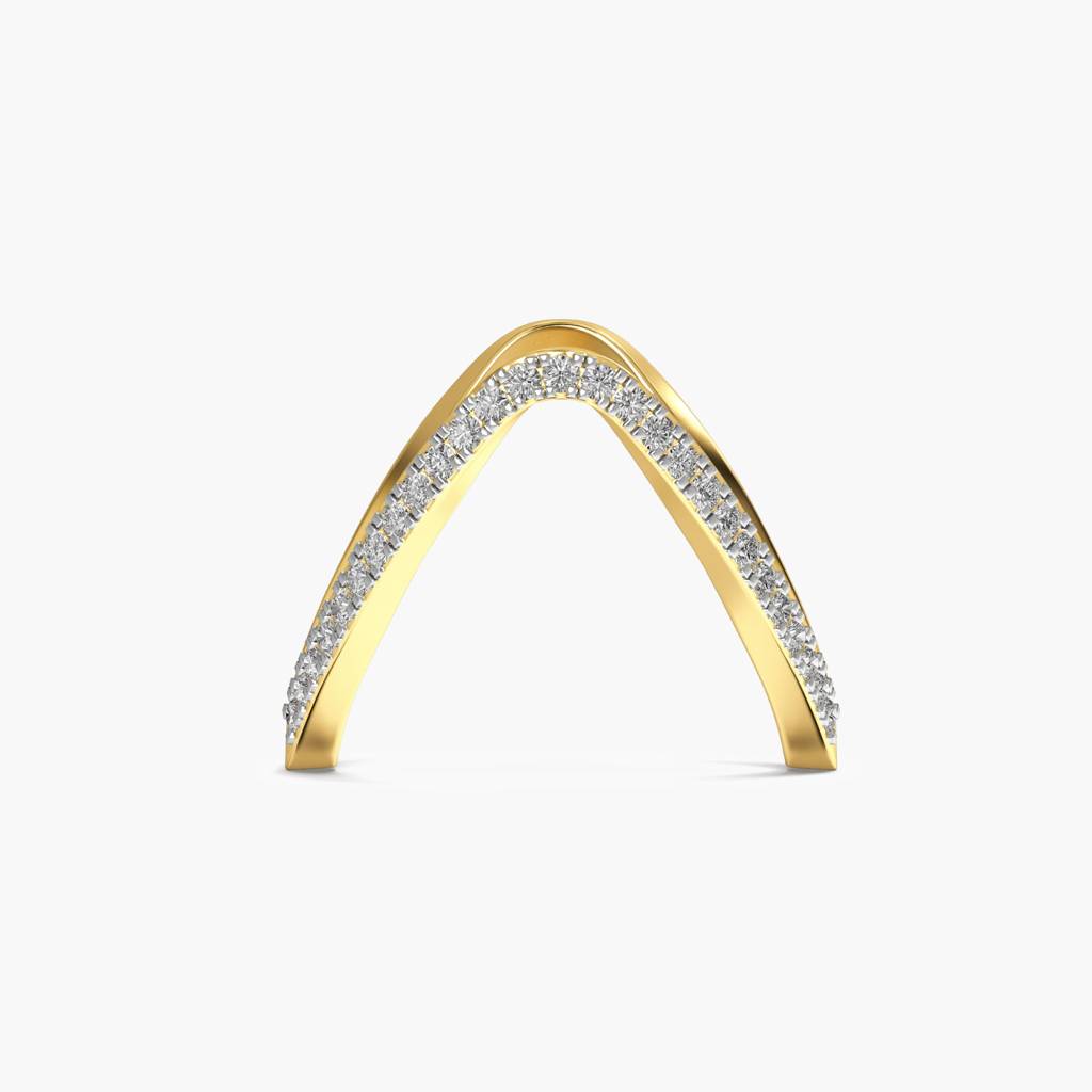 Chevron Lab-Grown Diamond Ring : AILR-484A