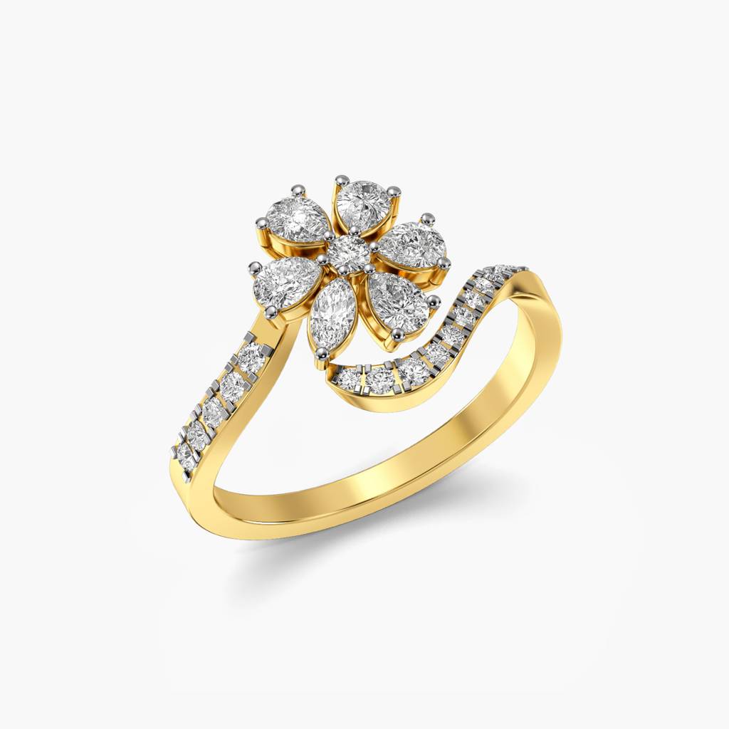 Floral Diamond Ring : AILR-774